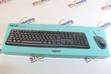 Logitech Tastatur/ Maus-Set MK 120