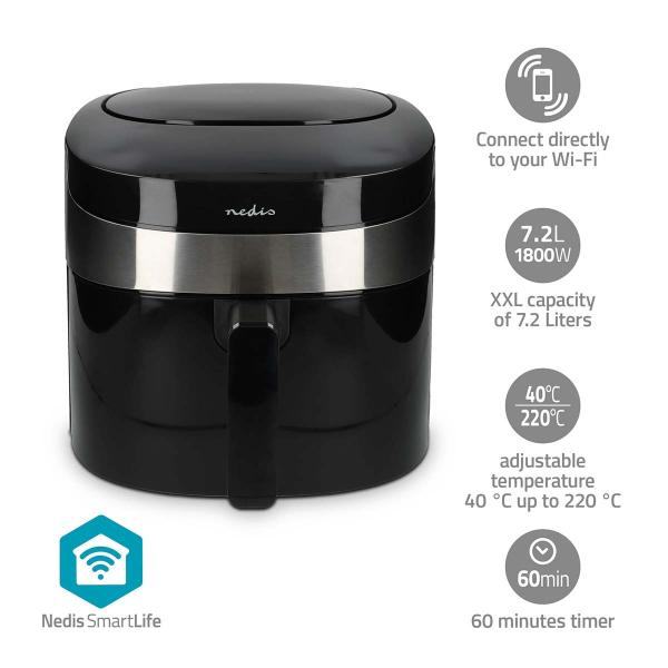 nedis SmartLife Heißluftfritteuse